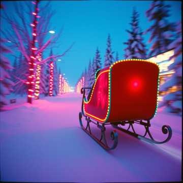 Electric Sleigh Ride (1) クリスマス Christmas