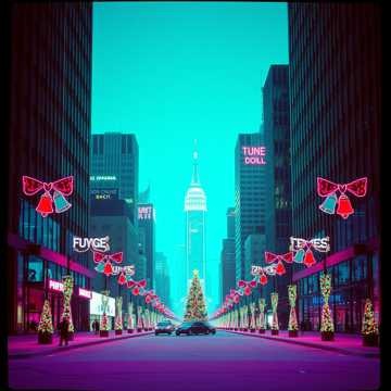 Neon Noel クリスマス Christmas