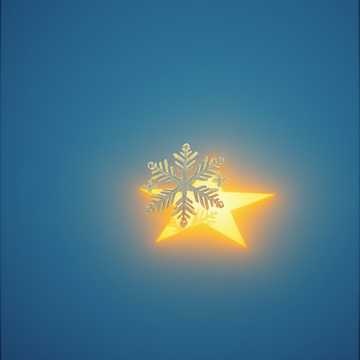 Snowfall and Starlight クリスマス Christmas